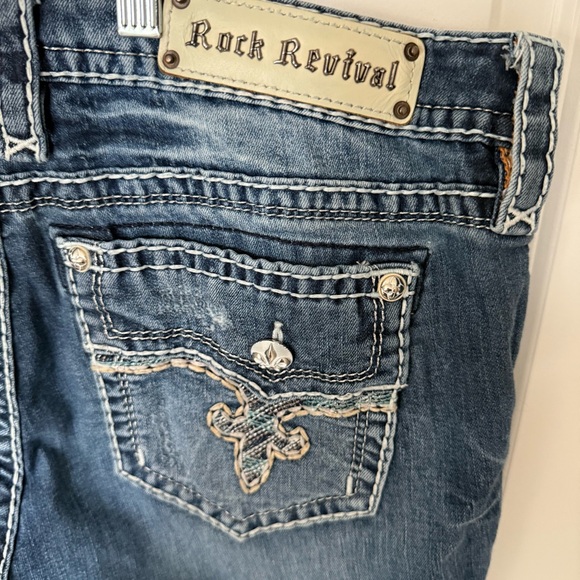 Rock Revival Betty Straight Leg Jeans Size 34 - Picture 3 of 8